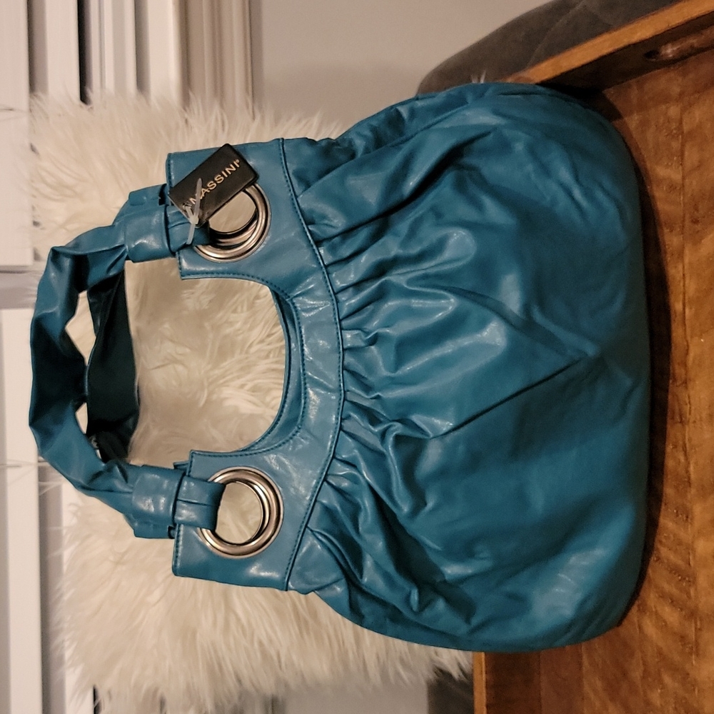 Massini Teal purse/tote